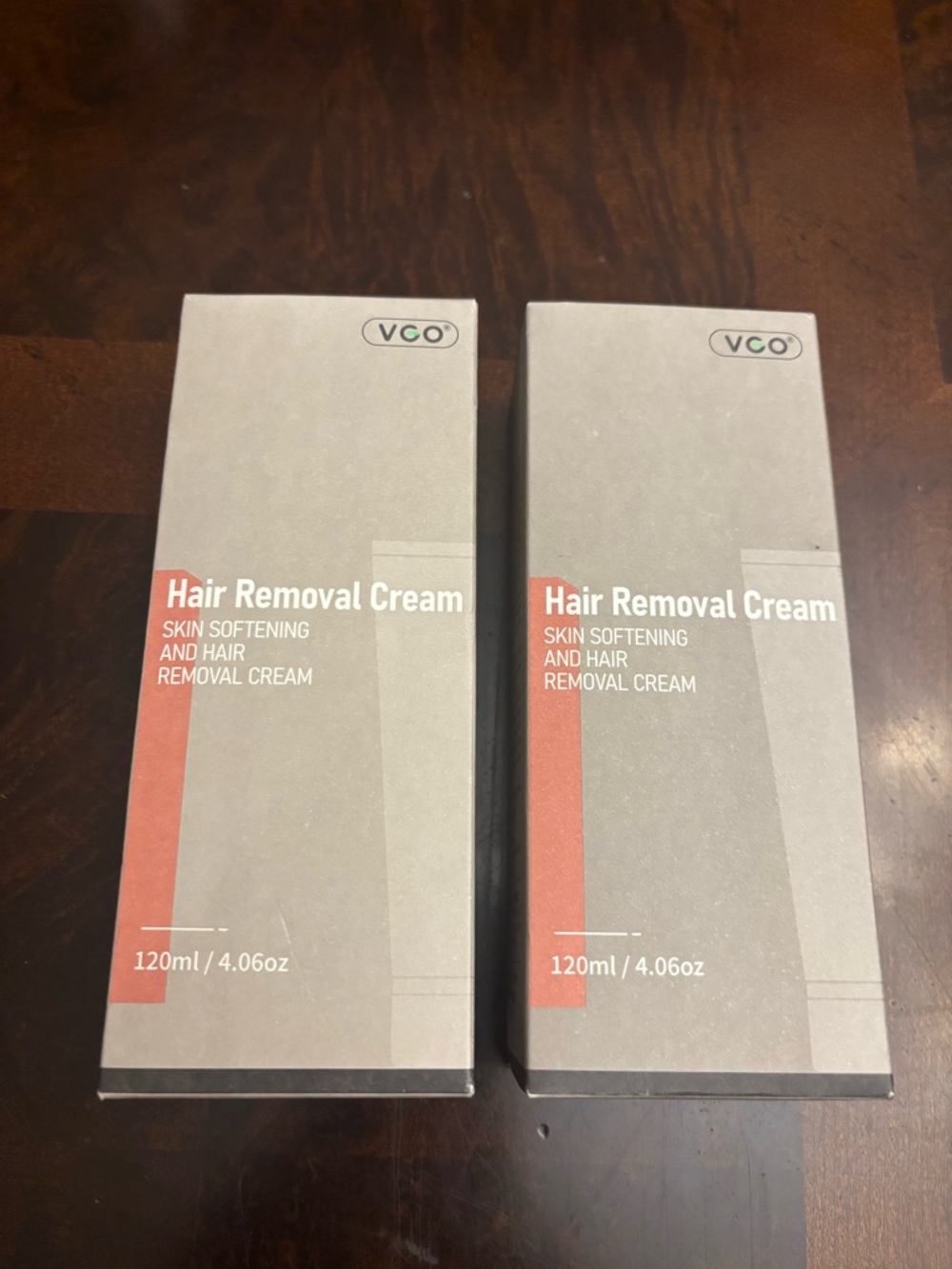 CO Hair Removal Cream for Men - Gray with Red Accent